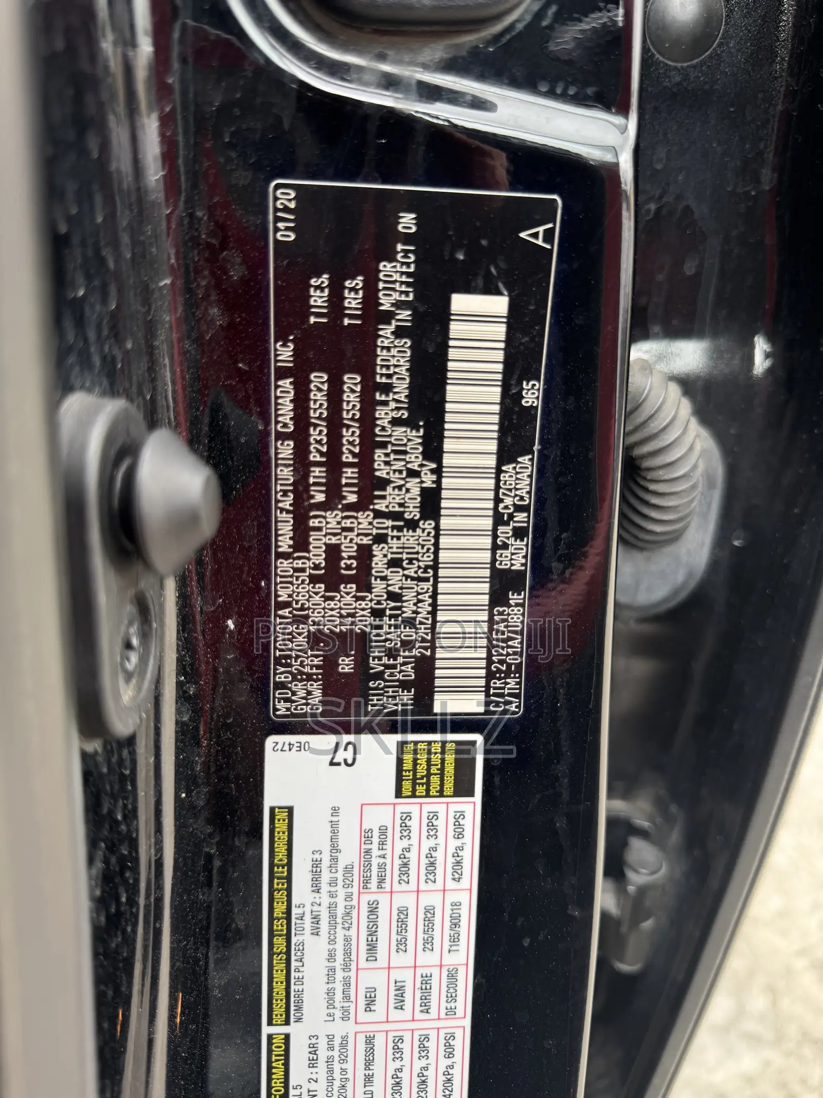 Lexus RX 2020 Black