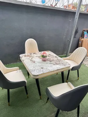 Higher Marble Dinning of Four
