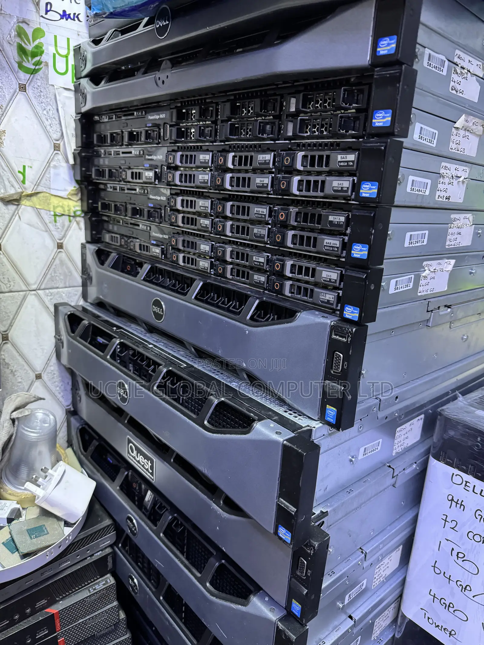 Server Dell PowerEdge R620 64GB Intel Xeon HDD 2T