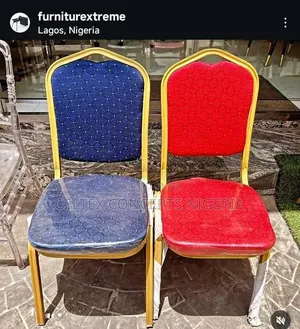 Gold Frame Banquet Church Chairs