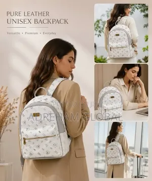 Quality Pure Leather Fancy Backpack