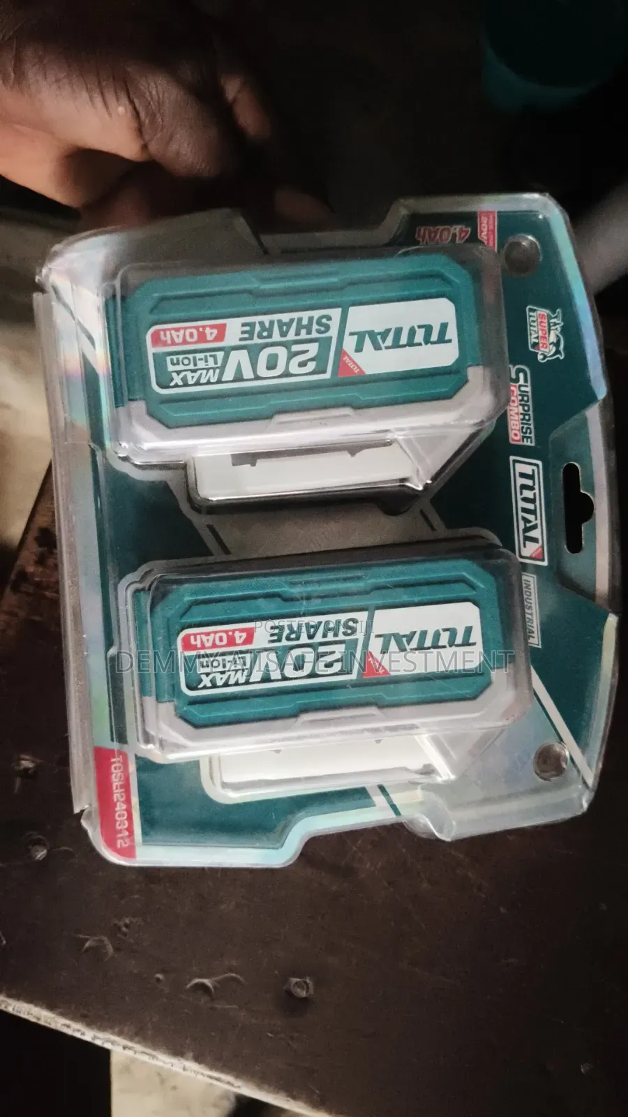 Total 20v/4-0ah Battery Pack