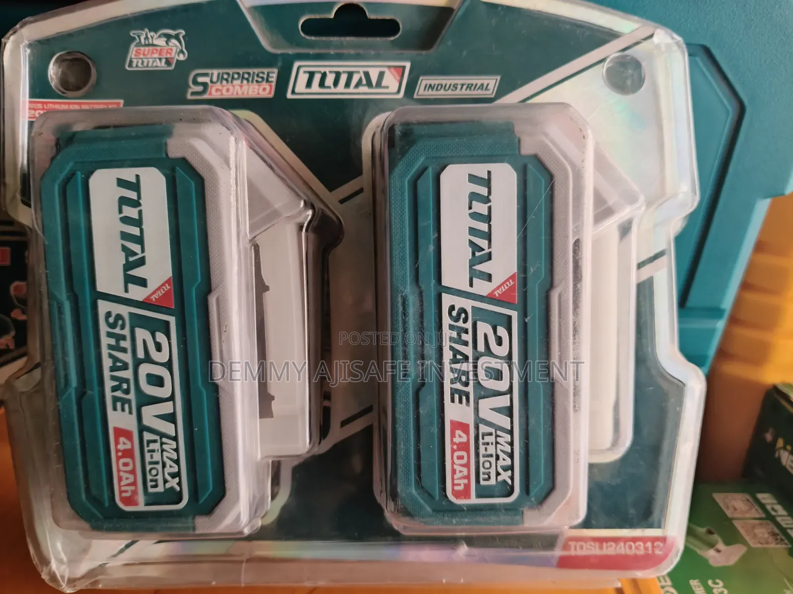 Total 20v/4-0ah Battery Pack