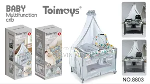 Toimoys Baby Big Bed With Extra Cot