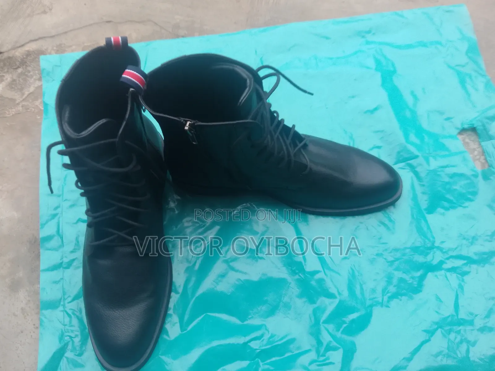 Black Leather Pier One Shoe