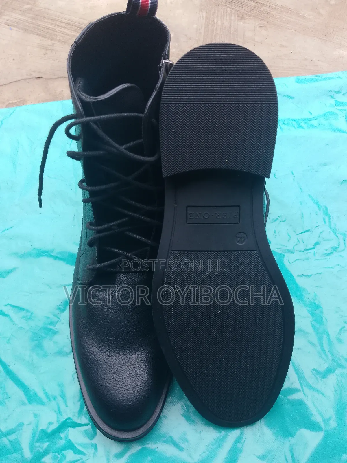 Black Leather Pier One Shoe
