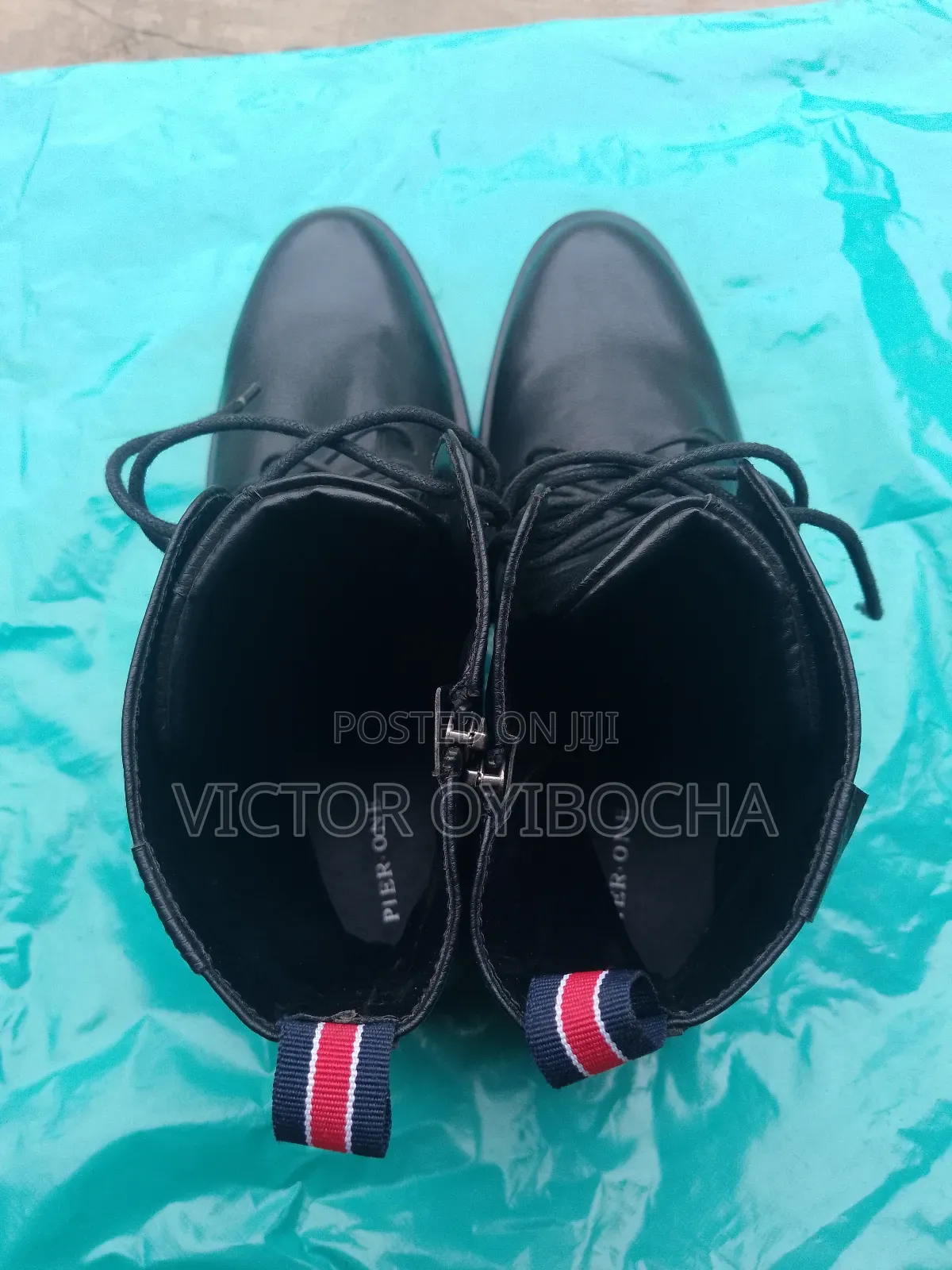 Black Leather Pier One Shoe