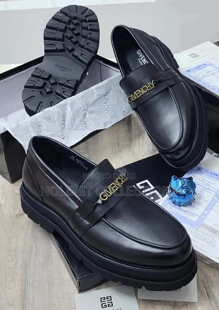 Givenchy Leather Loafers With Black Double Soles