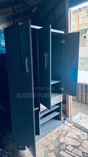 Stat " 3 by 6 Grey Wardrobe"