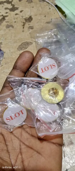 Metal Dome Lapel Pin