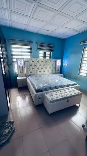 Schick Cream Colour 6 by 6 Bedframe With Legrest