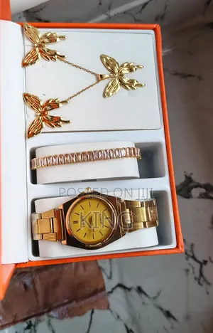 Watch, Necklace and Bangle Combo