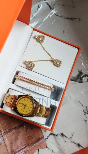 Watch, Necklace and Bangle Combo