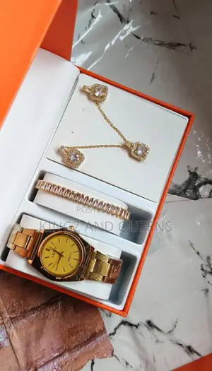 Watch, Necklace and Bangle Combo