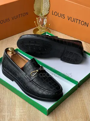 Men's Louis Vuitton Patterned Leather Loafers CLARKS