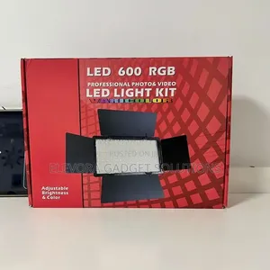 LED 600 RGB Pro Photo Video Light Kit - Varicolor
