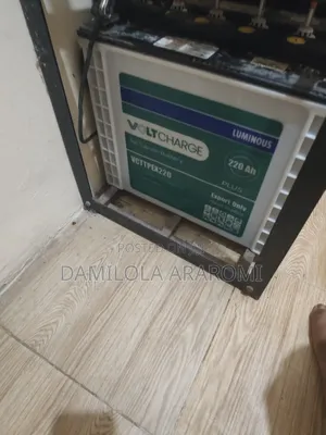 2 Used Luminous 220Ah Battery