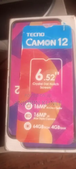 Tecno Camon 12 64 GB Black