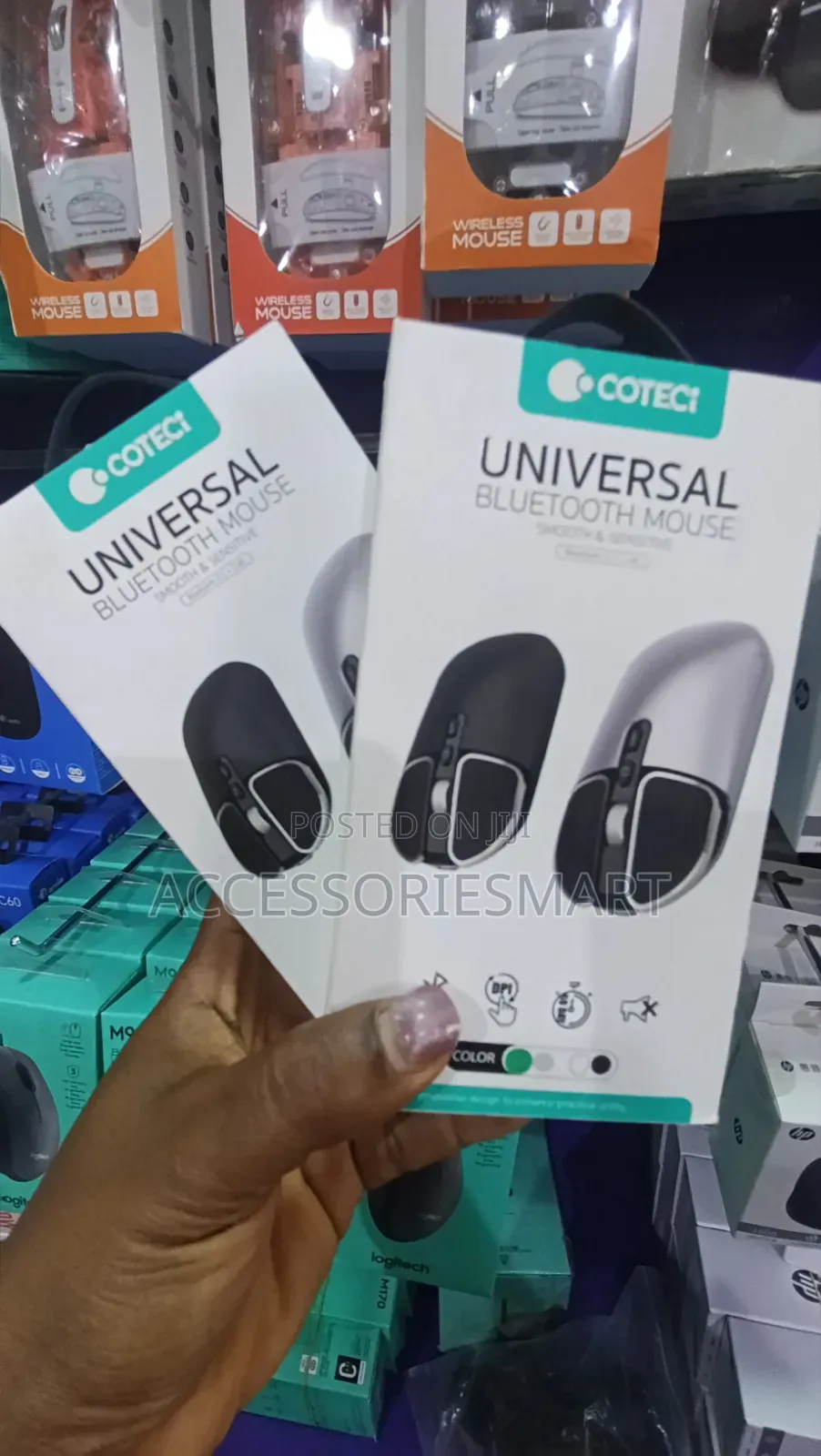 COTECI Universal Wireless Bluetooth Rechargeable Mouse