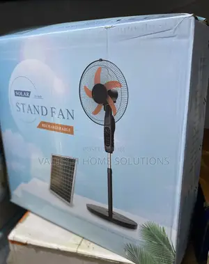 Portable 16-Inch Solar Rechargeable Fan