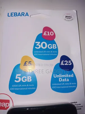Uk Sim (+44) (Lebara ) Uk Number With Activation.