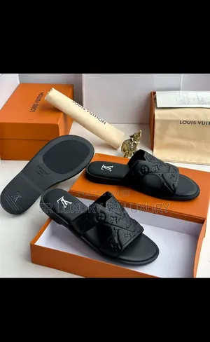 Louis Vuitton Men’s Monogram Slides