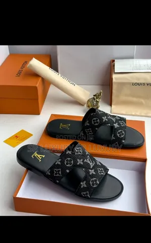 Louis Vuitton Men’s Monogram Slides