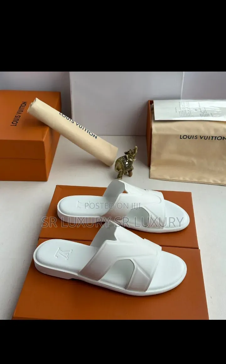 Louis Vuitton Men’s Monogram Slides