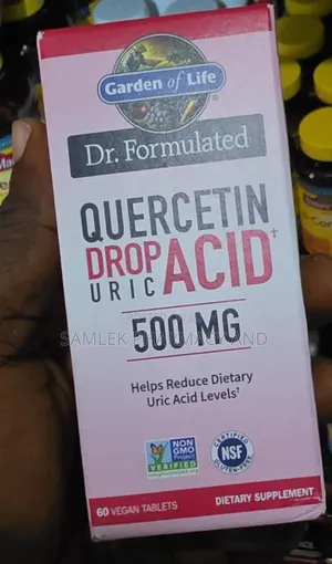 Garden of Life Quercetin Drops Uric Acid Support 500mg
-60vegcaps