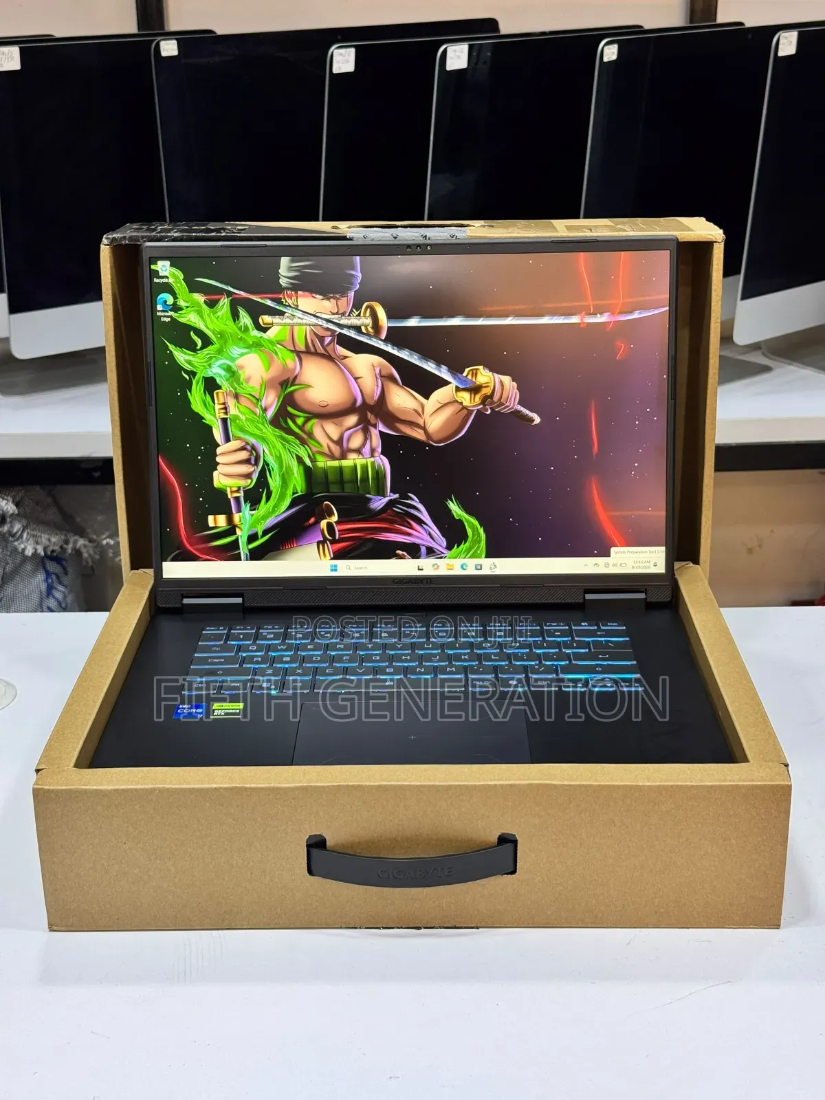 New Laptop Gigabyte GAMING A16 32GB Intel Core i7 SSD 1T