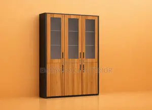 Foreign Executive Office Bookshelf With Full Glass