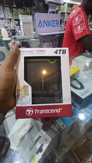 Transcend 4TB USB 3.1 Storejet 25M3 Portable Hard Drive