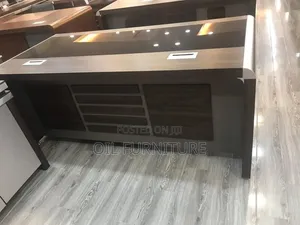 Executive CEO Office Desk With Inbuilt Cable Management Drawers
