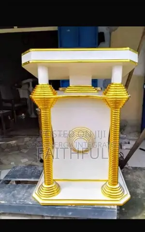Church Pulpit and Flower Vase