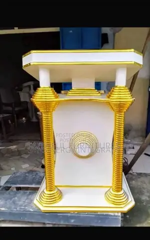 Church Pulpit and Flower Vase