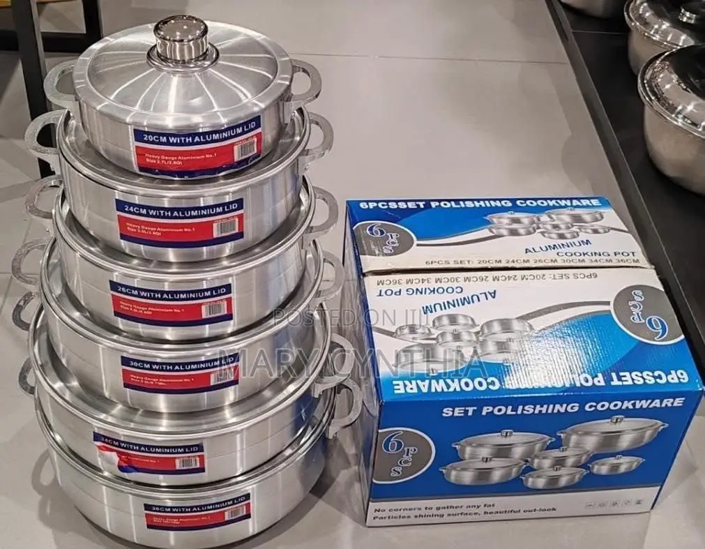 6pcs Aluminum Cookware Set