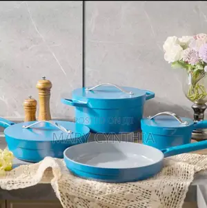 Premium Ceramic Non-Stick Cookware Set – Pots Frying Pans