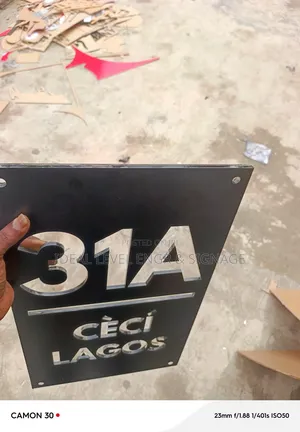 House Number Signages