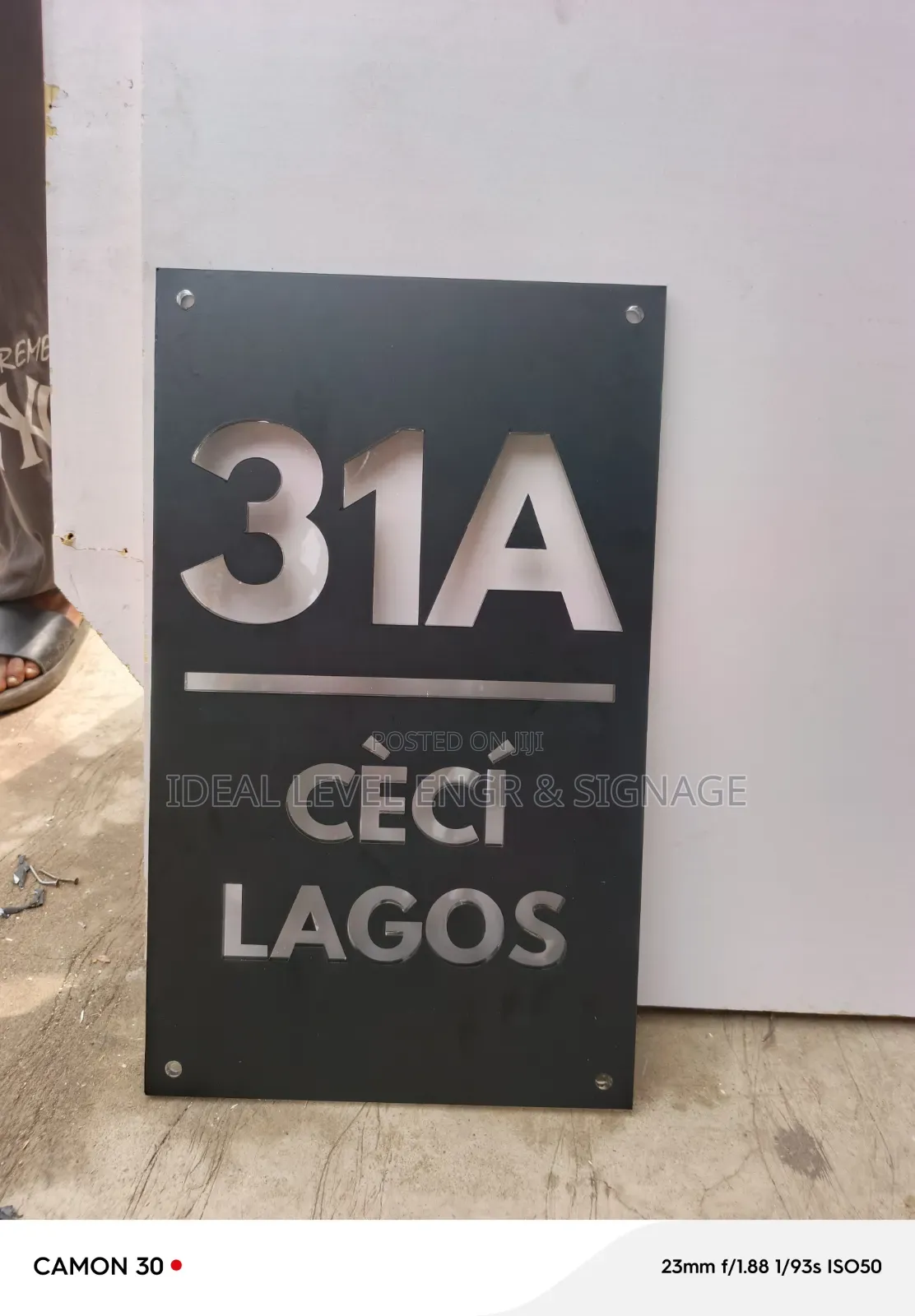 House Number Signages
