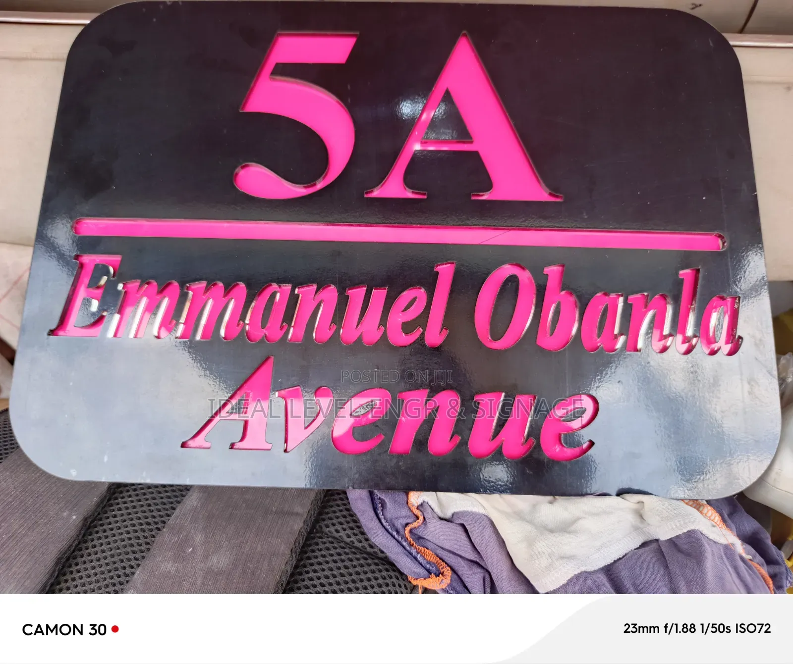 House Number Signages