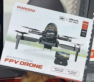 Porodo Aerovision FPV Drone - HD Camera - 30Km/H - 15 Min Flight