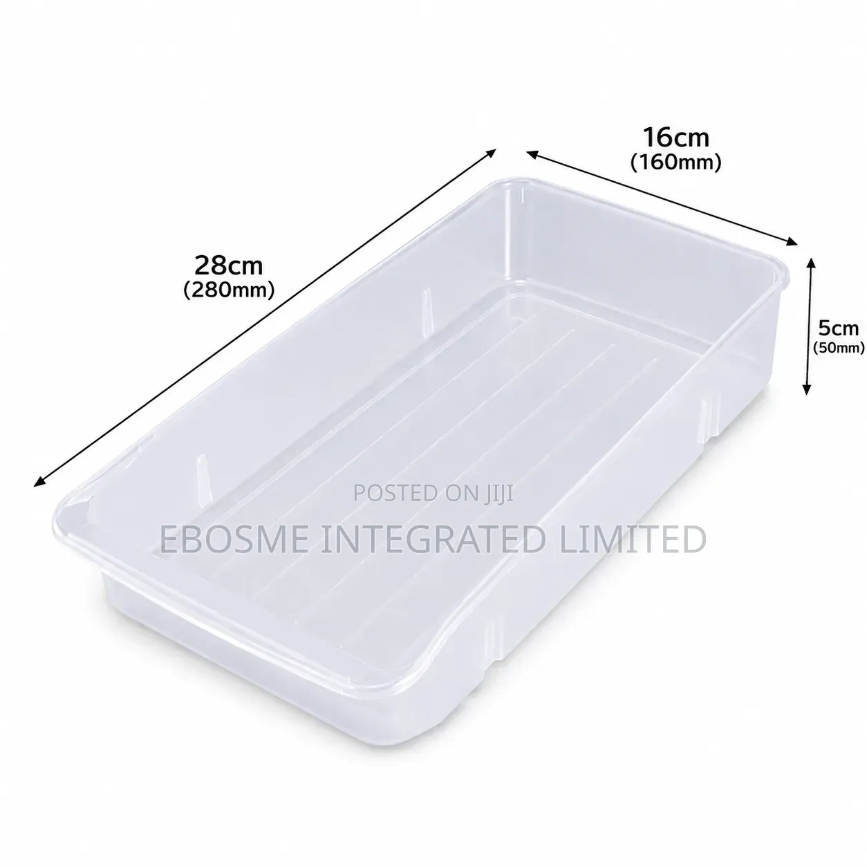 NAKAYA Wide Pull-Out Refrigerator Storage Organizer Tray