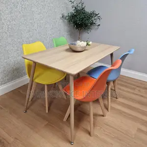 4 Seater Portable Reading Table Dining Set Chairs