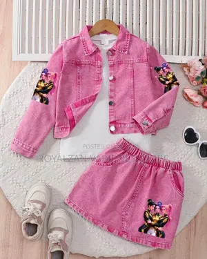 2pcs Kid Denim Barbie Wear