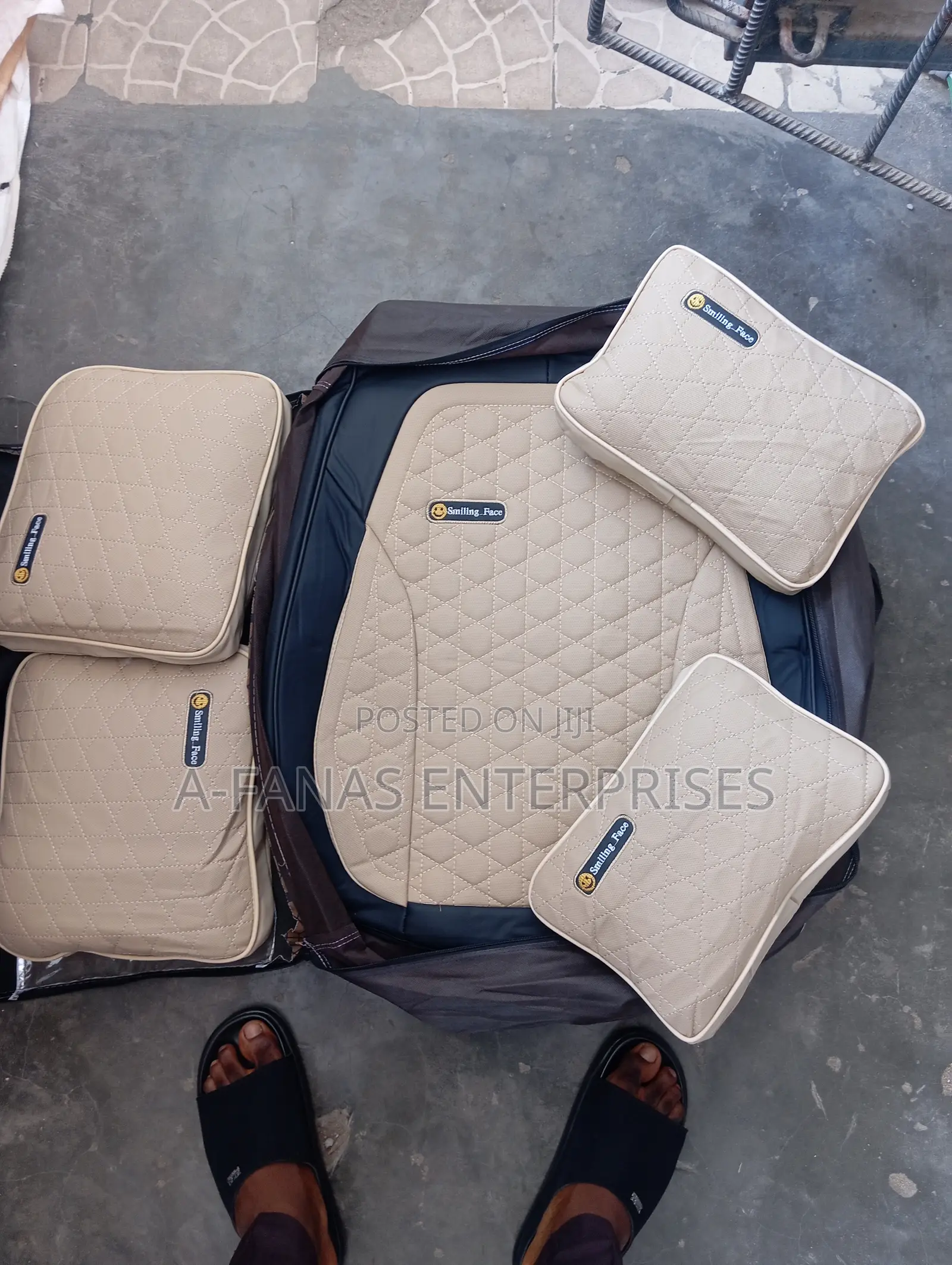 Seat Covers Smiling Face