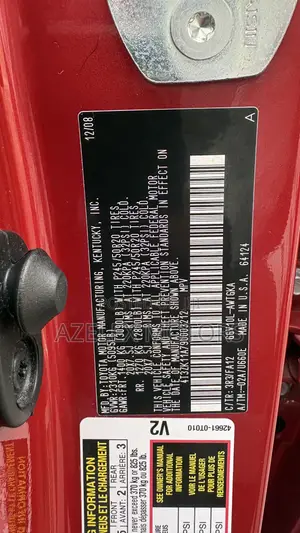 Toyota Venza V6 2010 Red