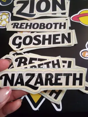 Custom Text Stickers