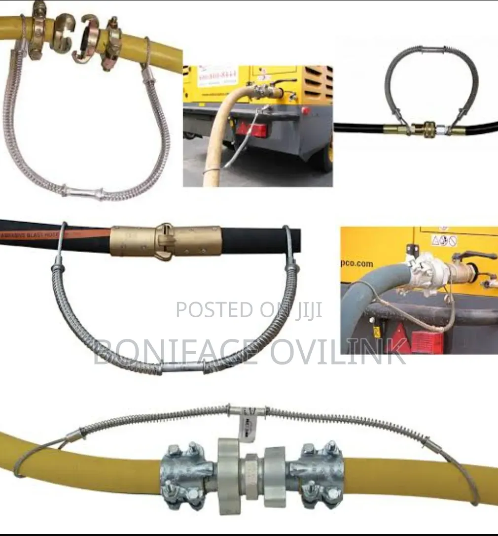 Whip Check Safety Cable 1/8 Inch × 23"L ( 3/16"- 1/4"- 3/8" All Size