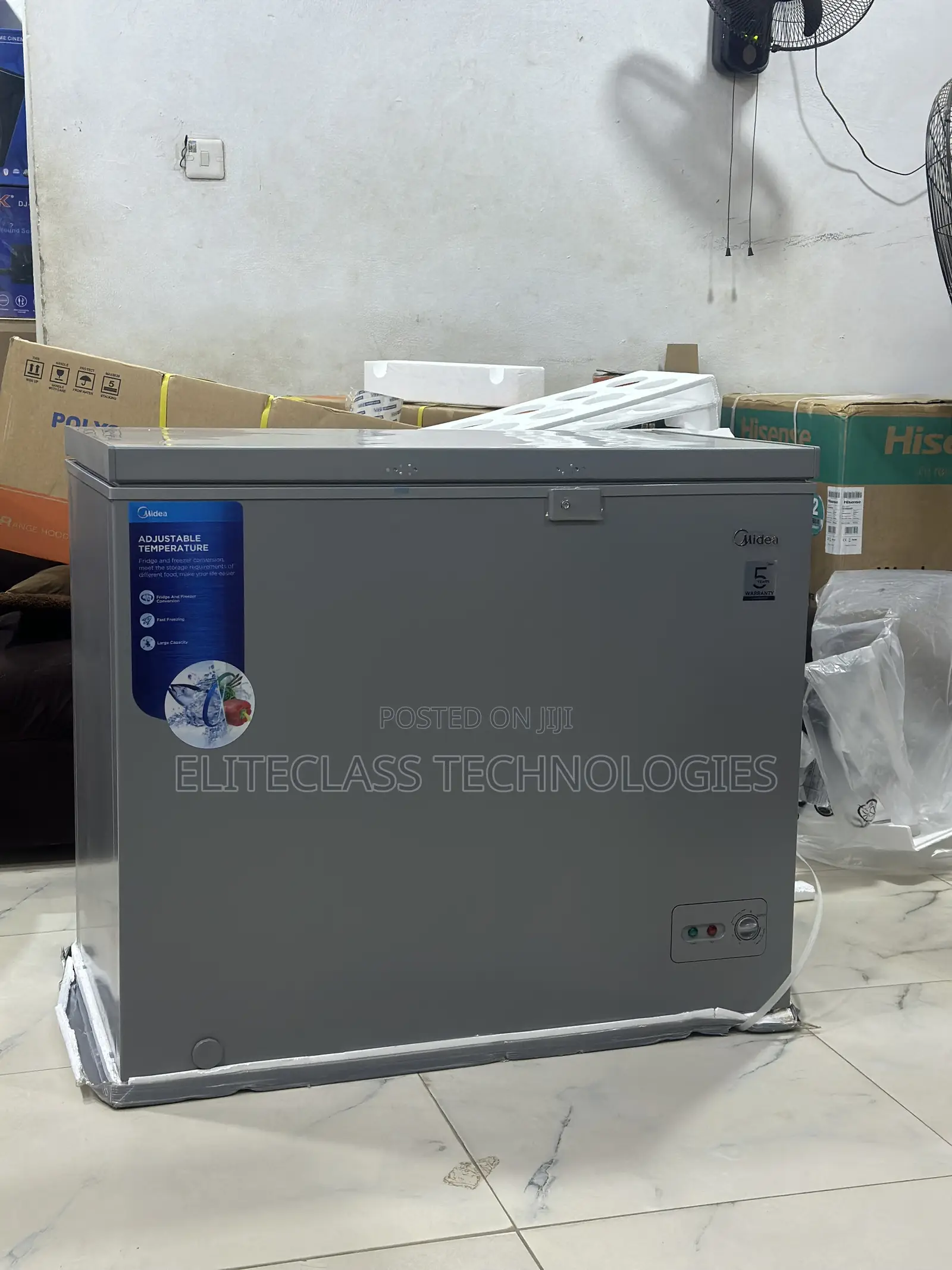 Midea MDRC34SFZG43 250L Chest Freezer