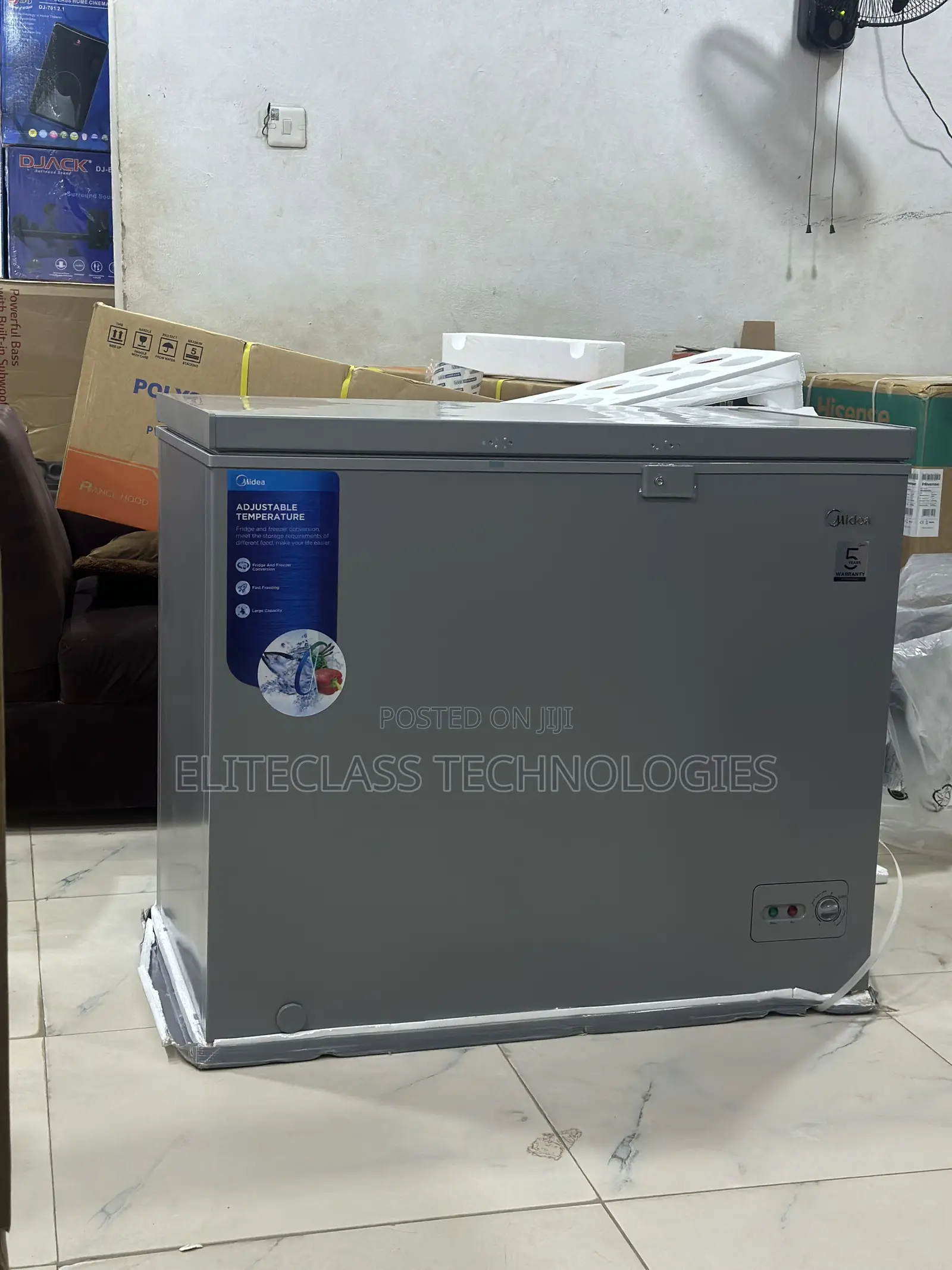 Midea MDRC34SFZG43 250L Chest Freezer
